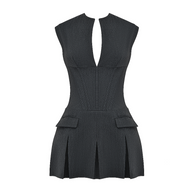 WW | Plissiertes Mini Kleid