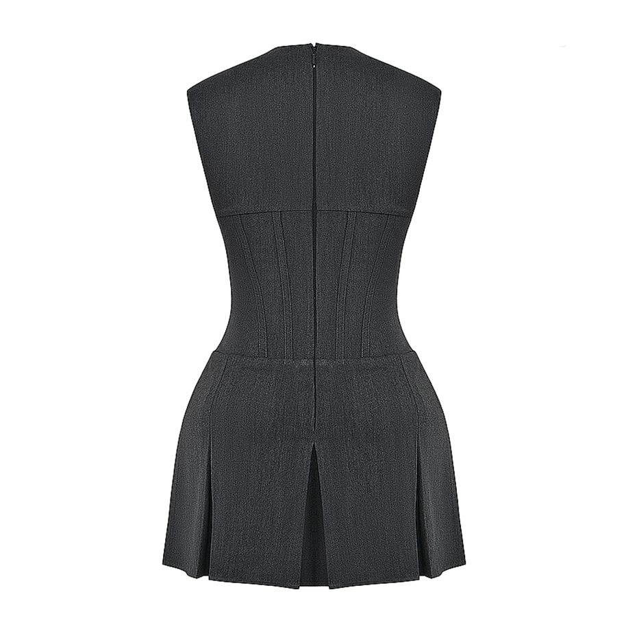WW | Plissiertes Mini Kleid