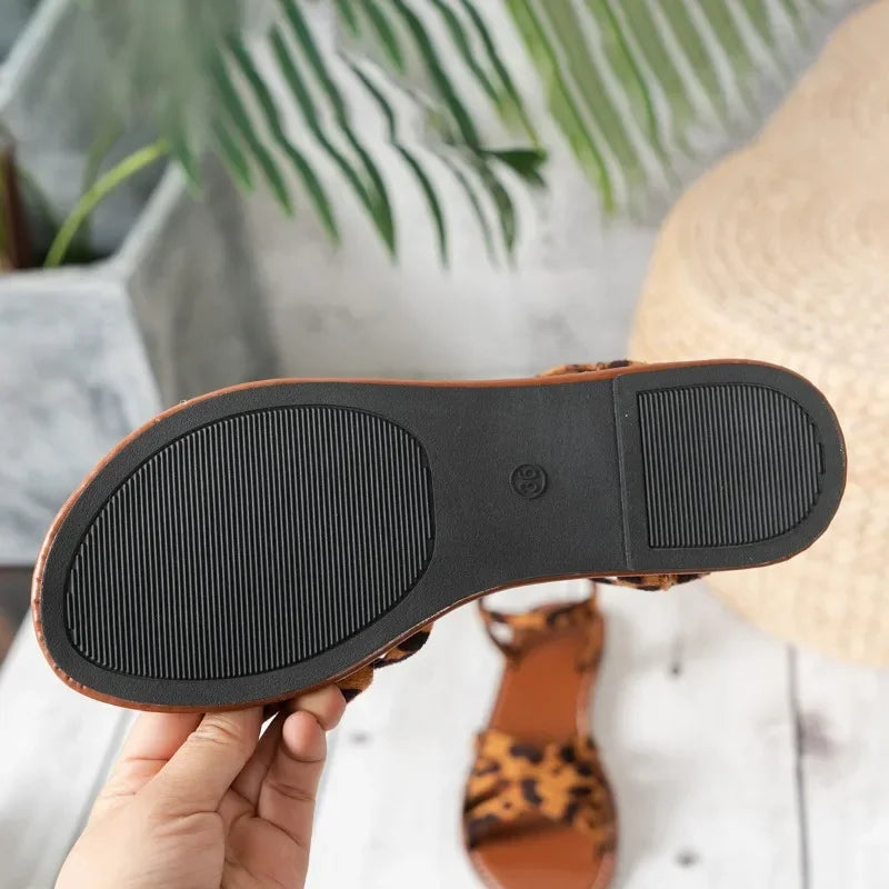 WW | Print Flatsandalen mit Mühelosem Chic für Damen