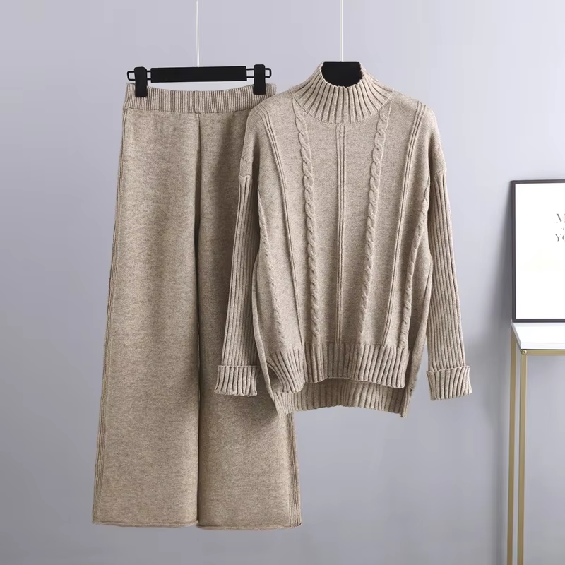 WW | Modernes, Elegantes Strick-Zweiteiler-Set