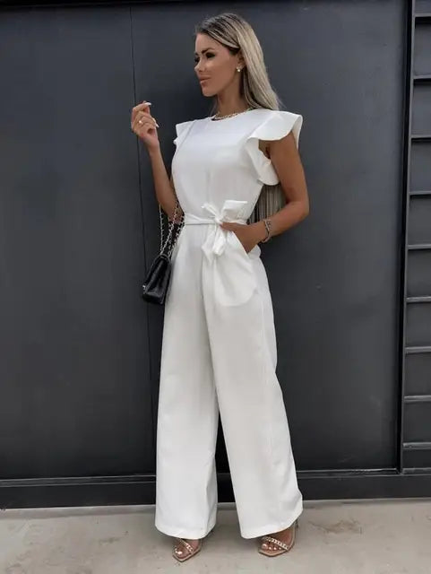 WW | Damen elegante Kombi mit weitem Bein