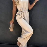 WW | Elegante Breite Hose, Subtile Ärmelakzente Perfekt für Festliche Anlässe