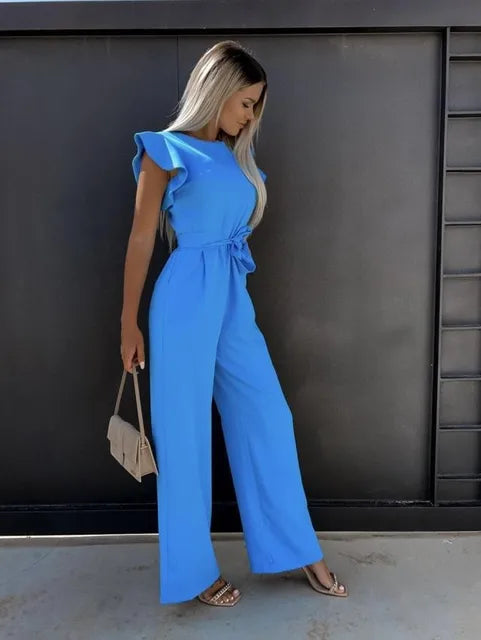 WW | Damen elegante Kombi mit weitem Bein