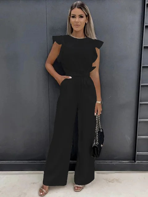 WW | Damen elegante Kombi mit weitem Bein