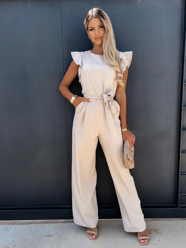 WW | Damen elegante Kombi mit weitem Bein