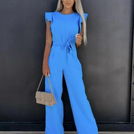 WW | Damen elegante Kombi mit weitem Bein