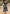 Elegantes buntes Kleid