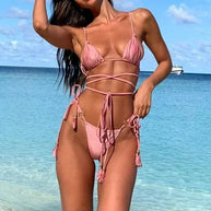 WW | Sexy Cross String Bikini Satz