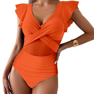 Schnelltrocknender, einteiliger Sport-Bikini-Badeanzug