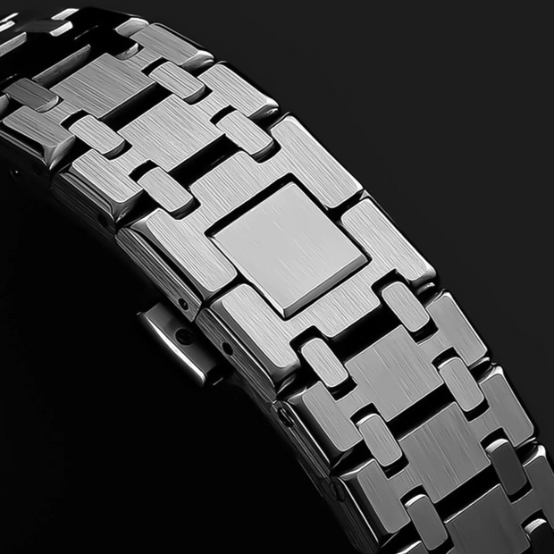 WW | Rvs Band Für Samsung Watch Ultra Mit Luxus Doppelkettendesign
