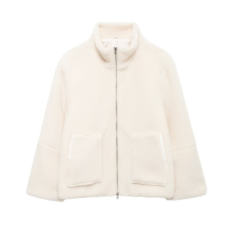 W&W Mode | Kuschelfleece Zip Jacke