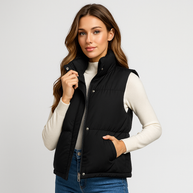 WW | Wattiertes lässiges Gilet für Damen