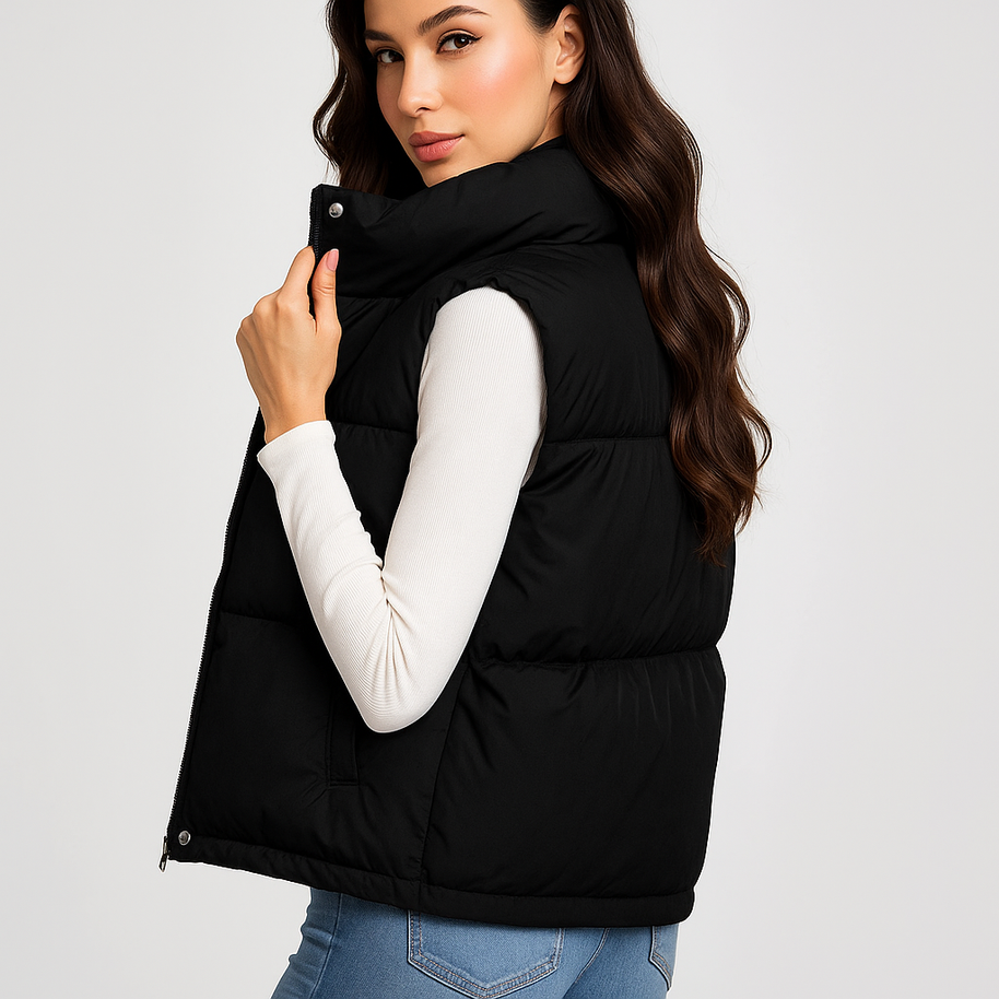 WW | Wattiertes lässiges Gilet für Damen