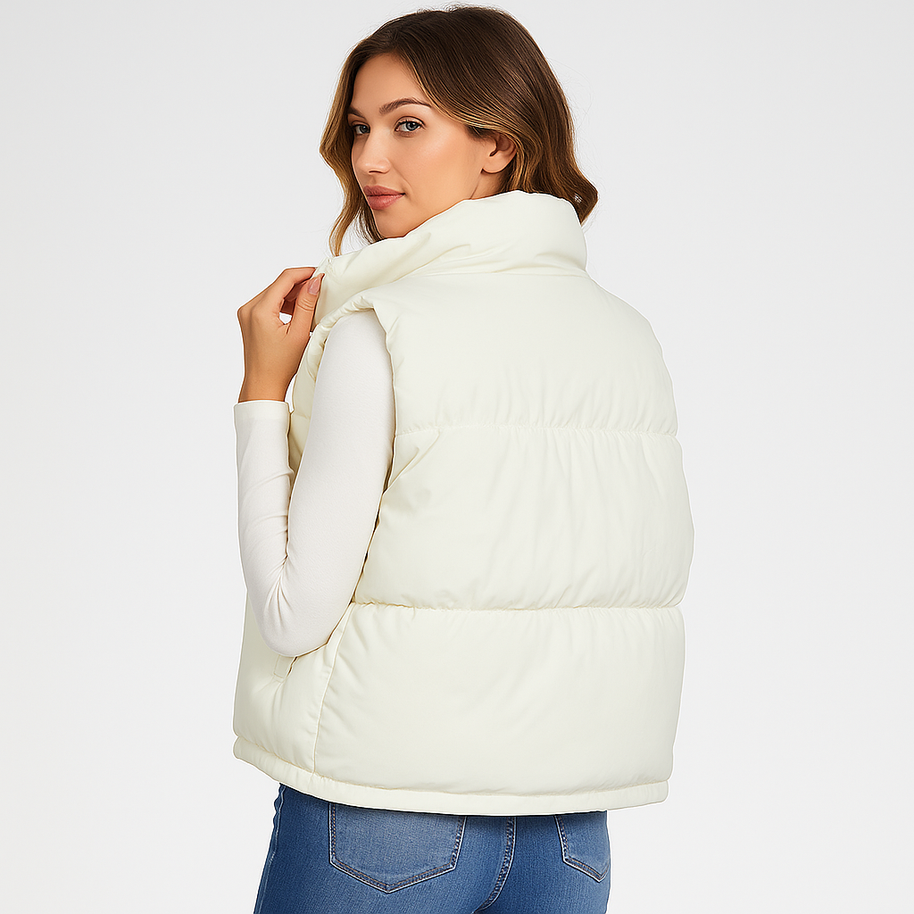 WW | Wattiertes lässiges Gilet für Damen