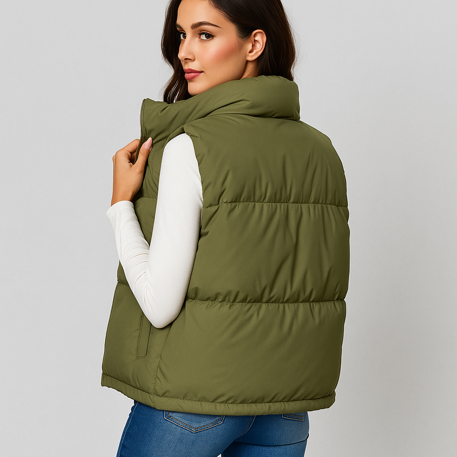 WW | Wattiertes lässiges Gilet für Damen