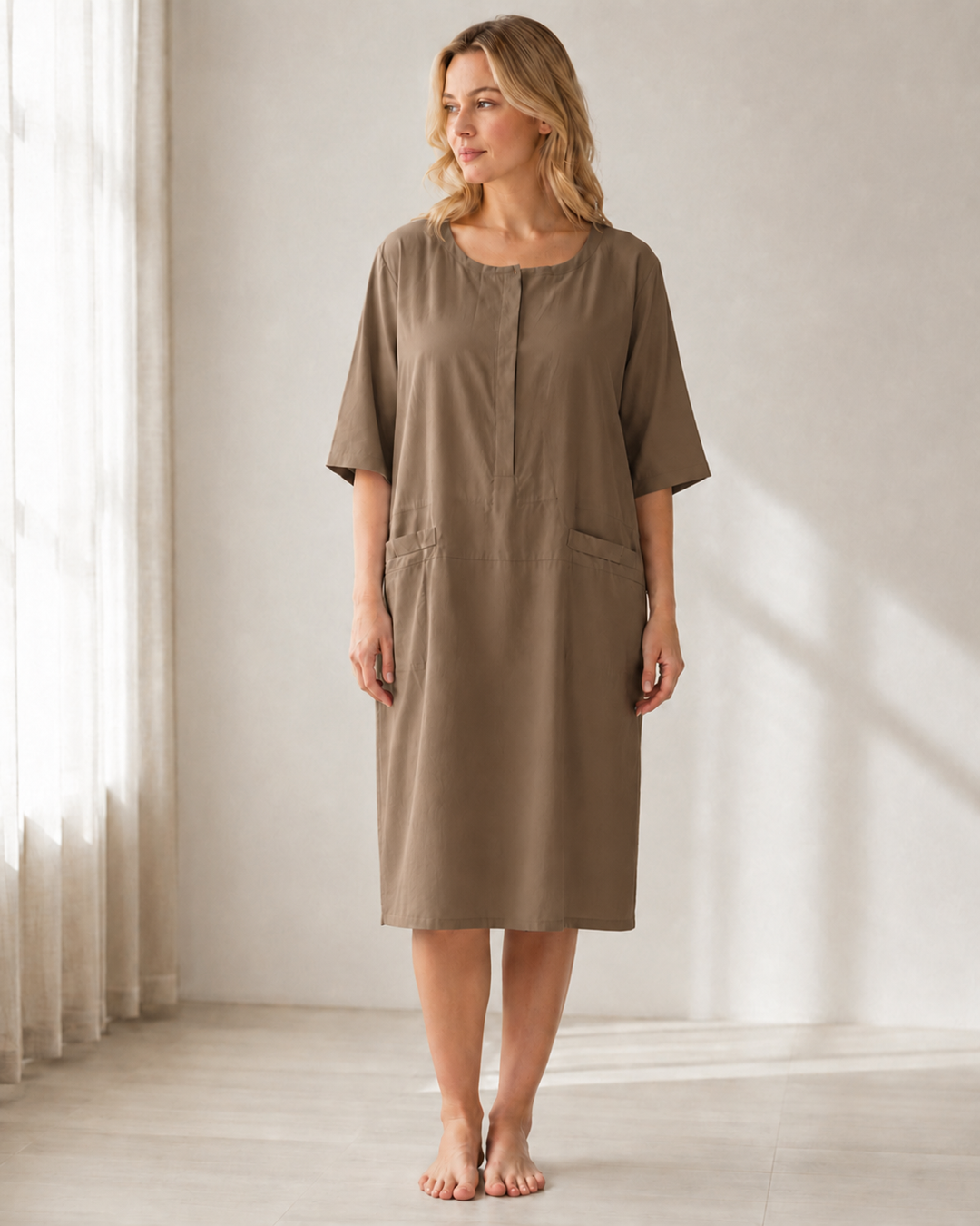 W&W Mode | Damen Kurzarm  Kleid