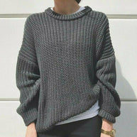 WW | Lässiger Fester Strickpullover