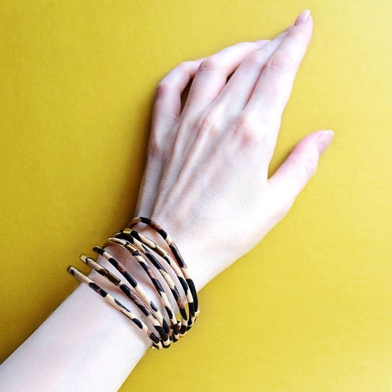 W&W Mode | Leoparden Mehrschichtigem Lederarmband