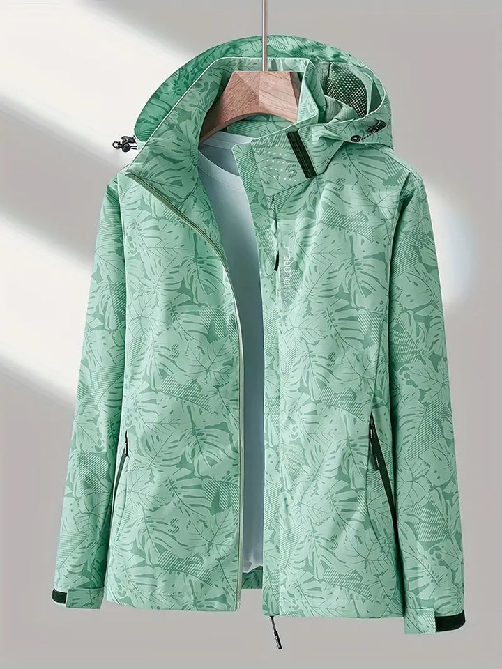 W&W Mode | Damen Outdoor-Jacke wind- und regenfest mit abnehmbarer Kapuze | Ideal für abenteuerliche Tage