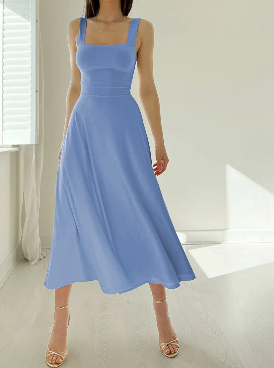 WW | Dickriemen Midi Kleid