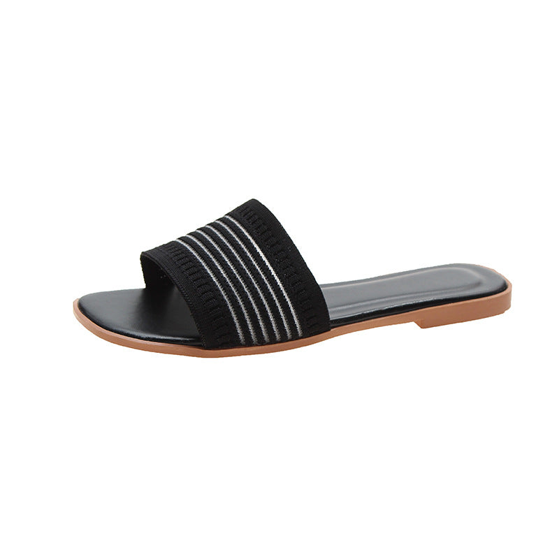 Damen Slides mit elegantem Riemendesign und bequemer Innensohle WW