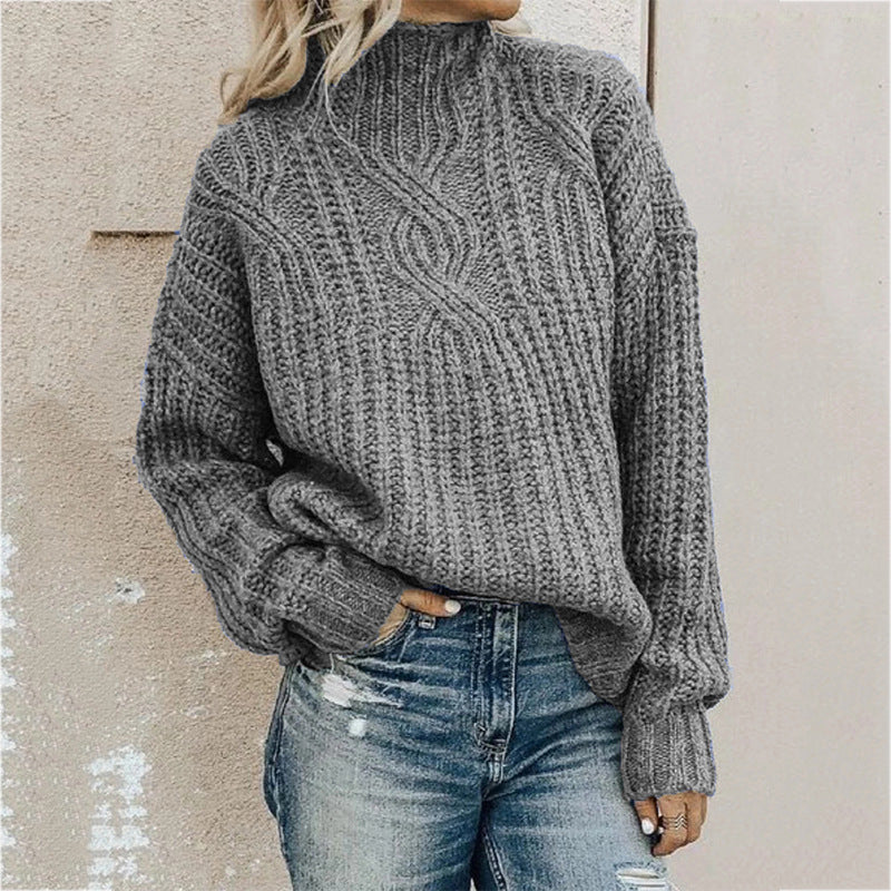 WW | Warme Strick Damenpullover