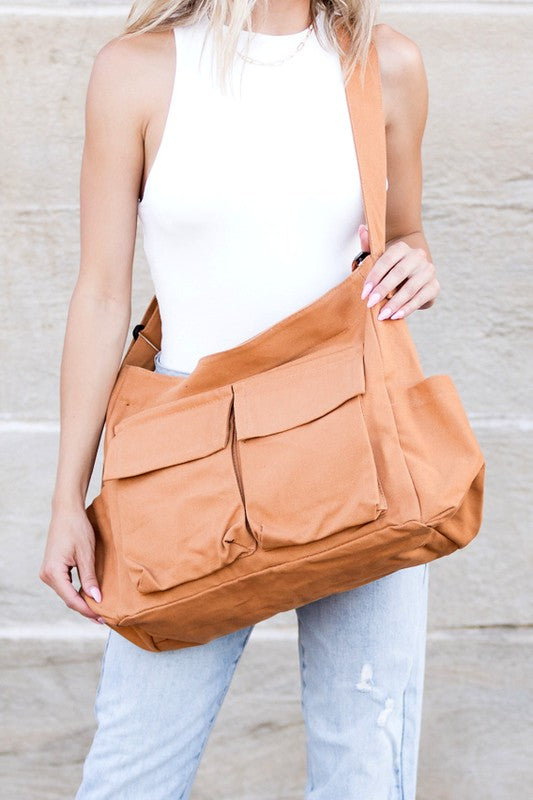 WW | Nova Übergröße Canvas Messenger Bag