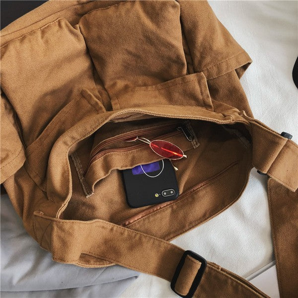 WW | Nova Übergröße Canvas Messenger Bag