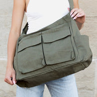 WW | Nova Übergröße Canvas Messenger Bag