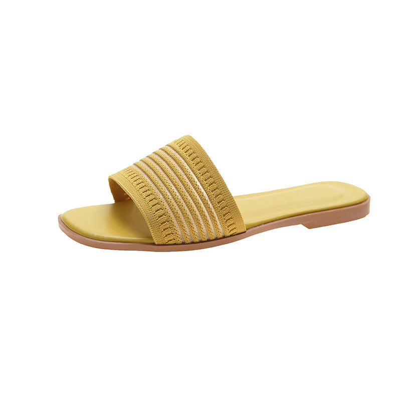 Damen Slides mit elegantem Riemendesign und bequemer Innensohle WW