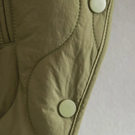 WW | Gepolsterte Jacke Damen, Leichtes Übergröße Modell Mit Taschen, Knopfverschluss