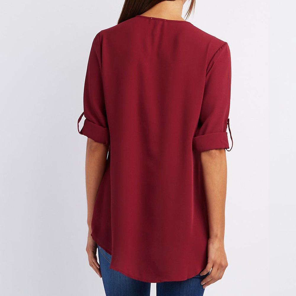 Maxime™ - Langärmelige Lockere Bluse