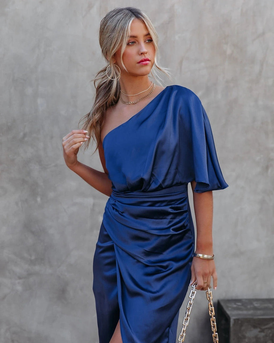 WW | Sexiest einäugiges ungleichmäßiges Rockkleid Damen Abendkleid