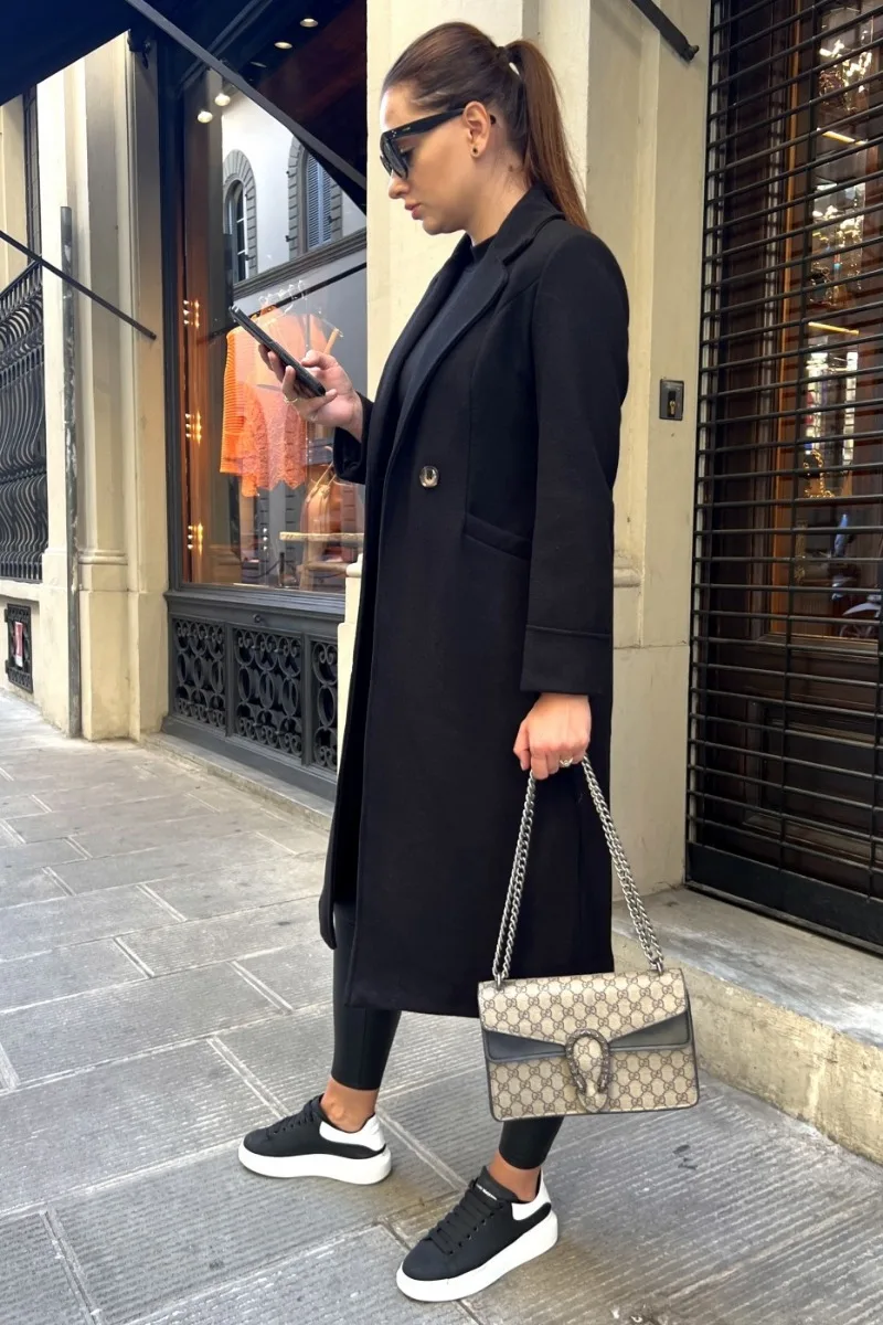 W&W Mode | Klassischer Langer Trenchcoat mit