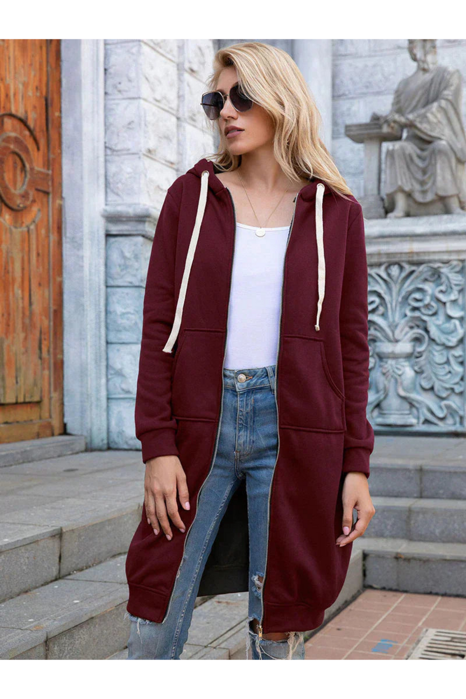 WW | Lange Jacke Für Damen