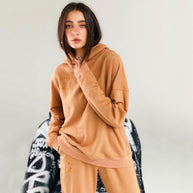Damen bequemer Kapuzenpullover und Jogginghose WW