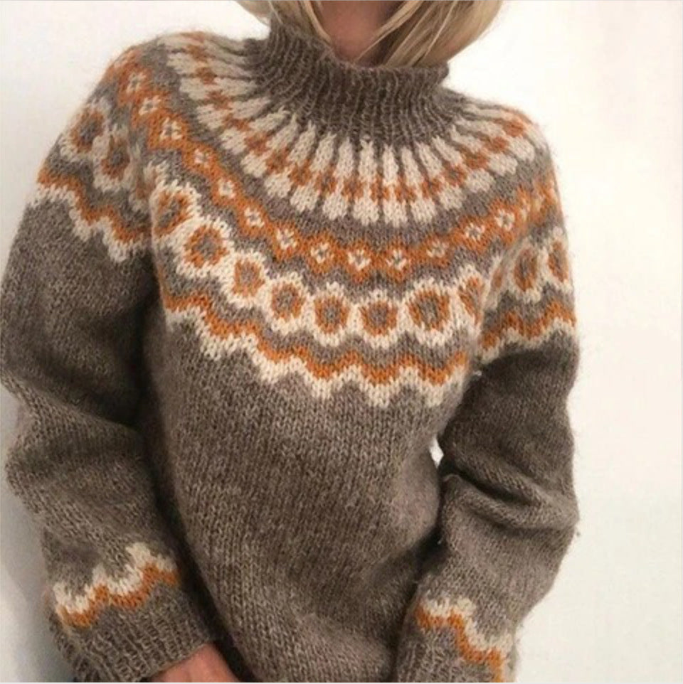 W&W Mode | Winterpullover - weicher Woll-Kaschmir Damenpullover für kalte Tage