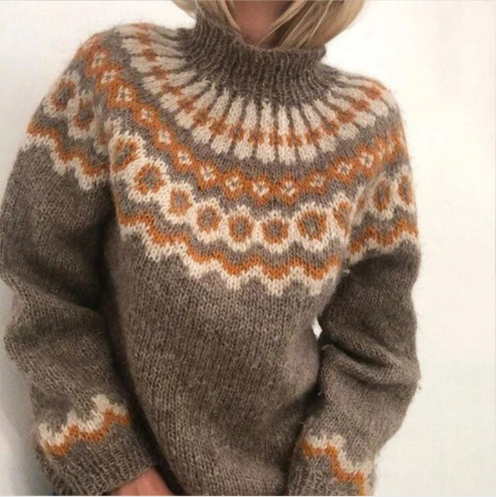 W&W Mode | Winterpullover - weicher Woll-Kaschmir Damenpullover für kalte Tage