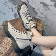 W&W - Elegante High-Top-Sneakerstiefel mit Reißverschluss