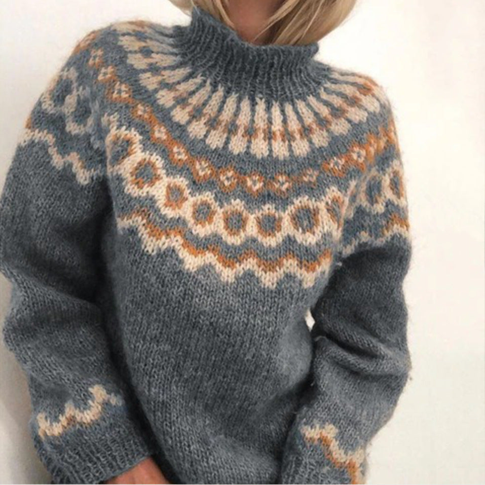 W&W Mode | Winterpullover - weicher Woll-Kaschmir Damenpullover für kalte Tage