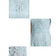 WW | Elegantes Spitzenkleid Midi-Länge