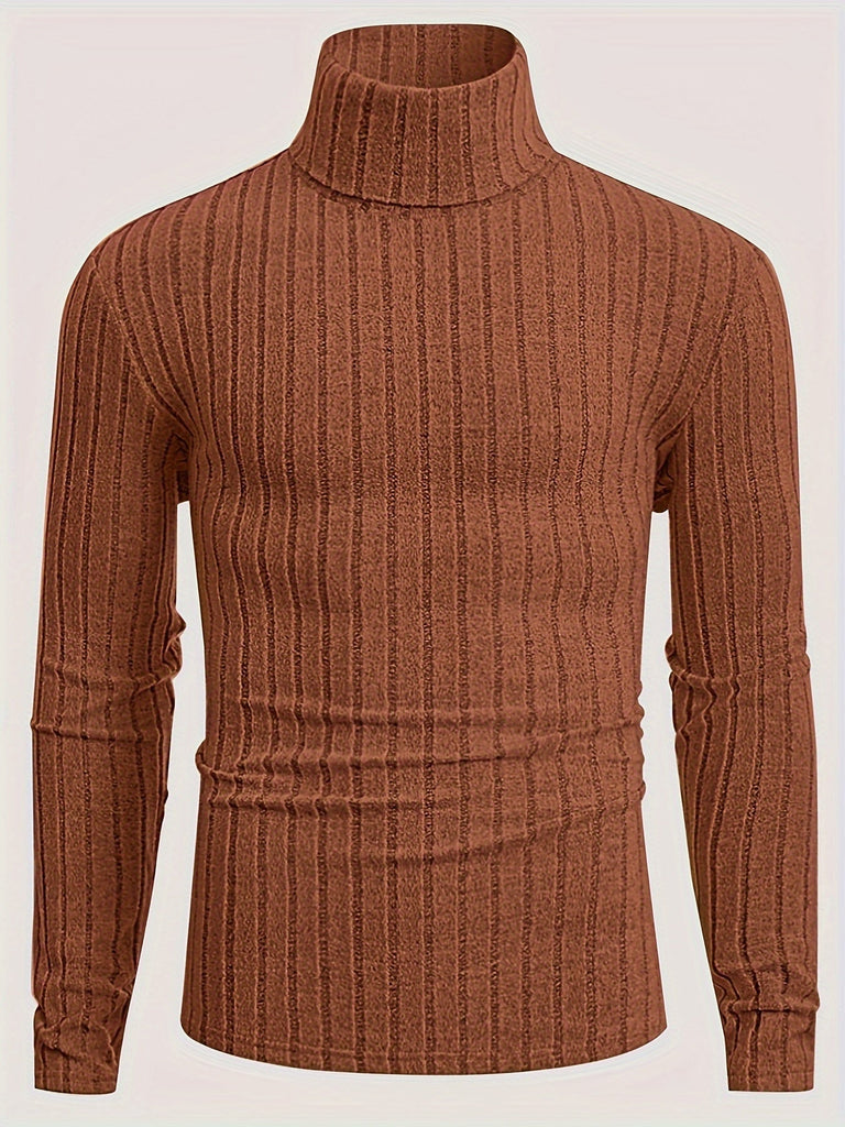 WW | Gestreifte Strickpullover Mit Kragen Für Herren