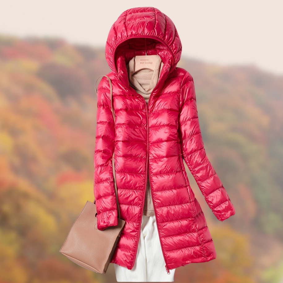 WW Daunenjacke | Ultraleichte Übergangsjacke für Frauen mit Kapuze