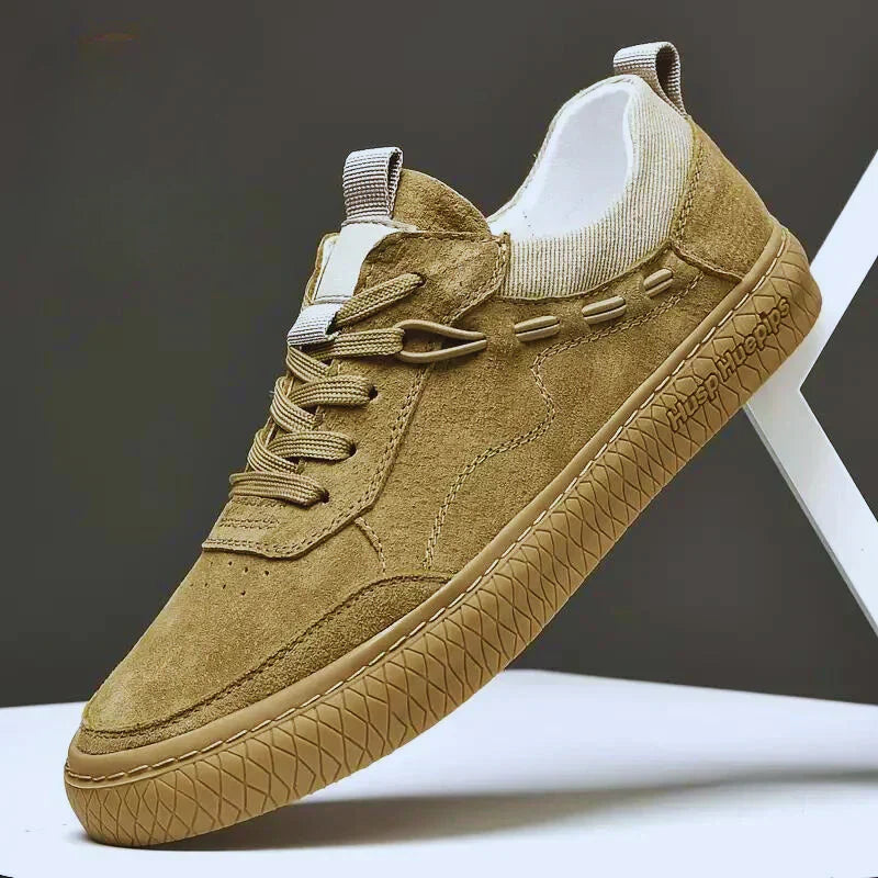 WW | Wildleder Sneakers Mit Textur Sohle