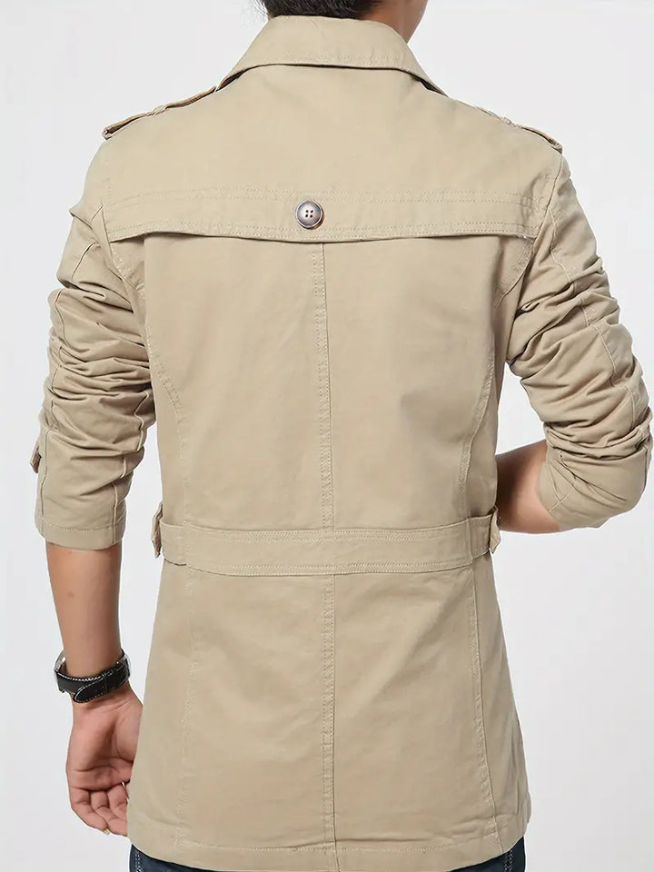 W&W Mode | Herren Große Größe Baumwollwindjacke Für Frühling Und Herbst