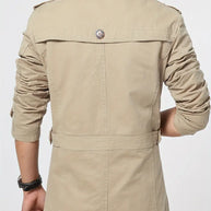 WW | Herren Große Größe Baumwollwindjacke Für Frühling Und Herbst
