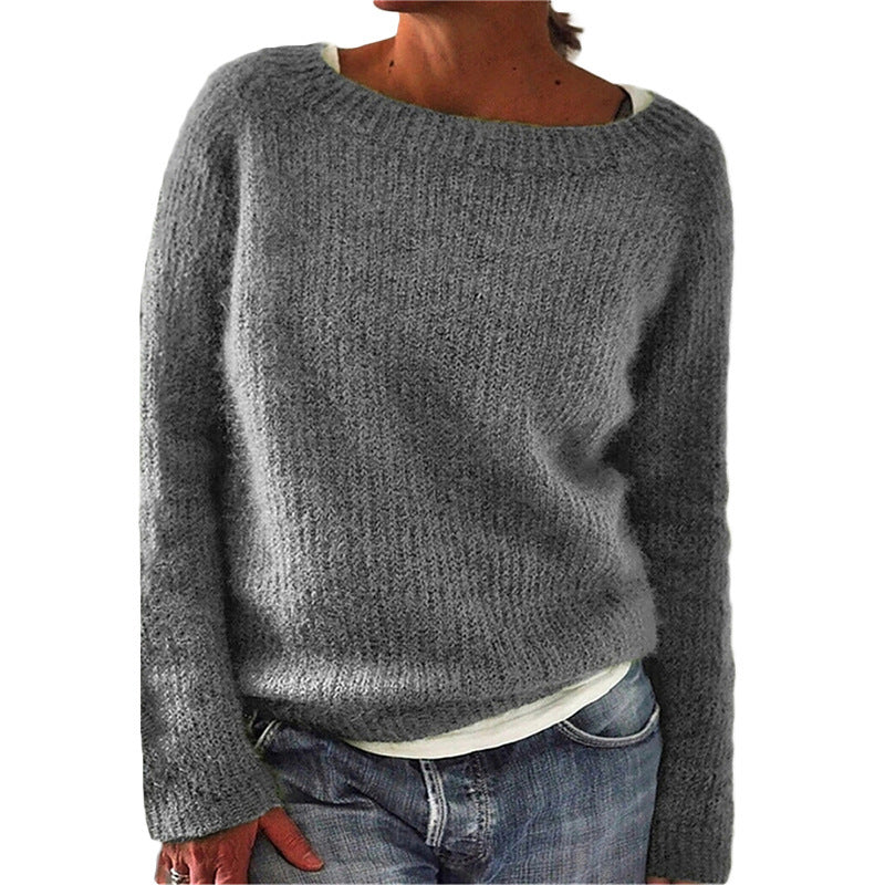 WW | Stilvolle Pullover Mit Rundhalsausschnitt Für Frauen