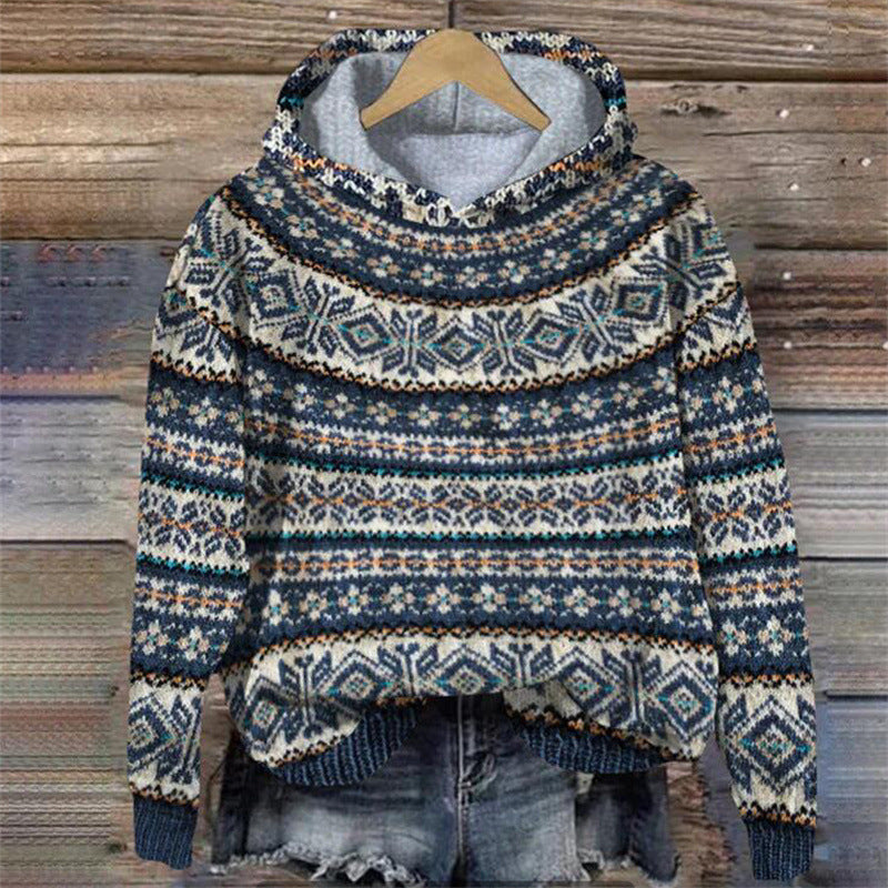 WW | Gemütlicher Hoodie mit Muster