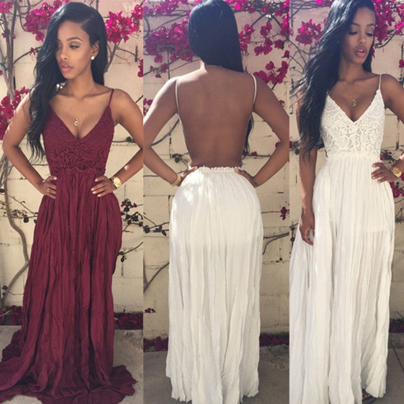 WW | Maxikleid Mit Spitze