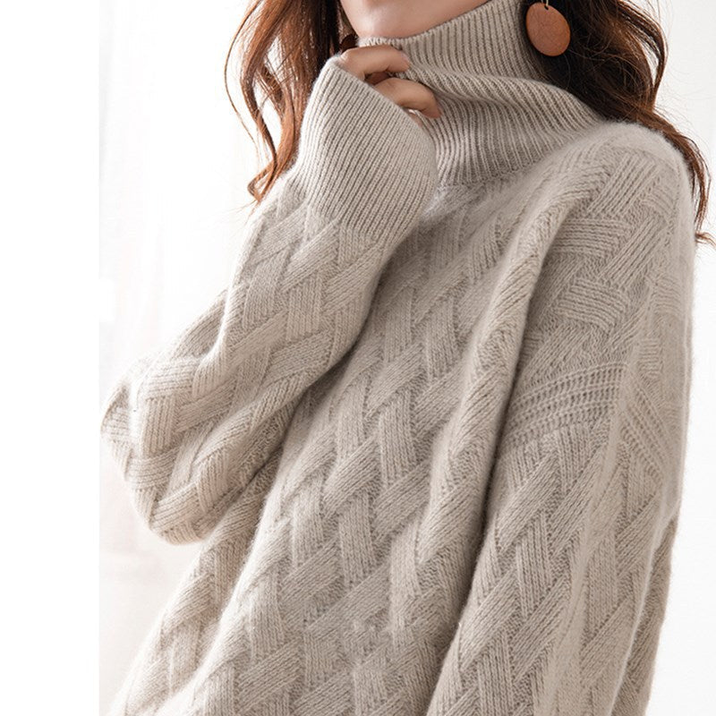 W&W Mode | Damen Rollkragenpullover